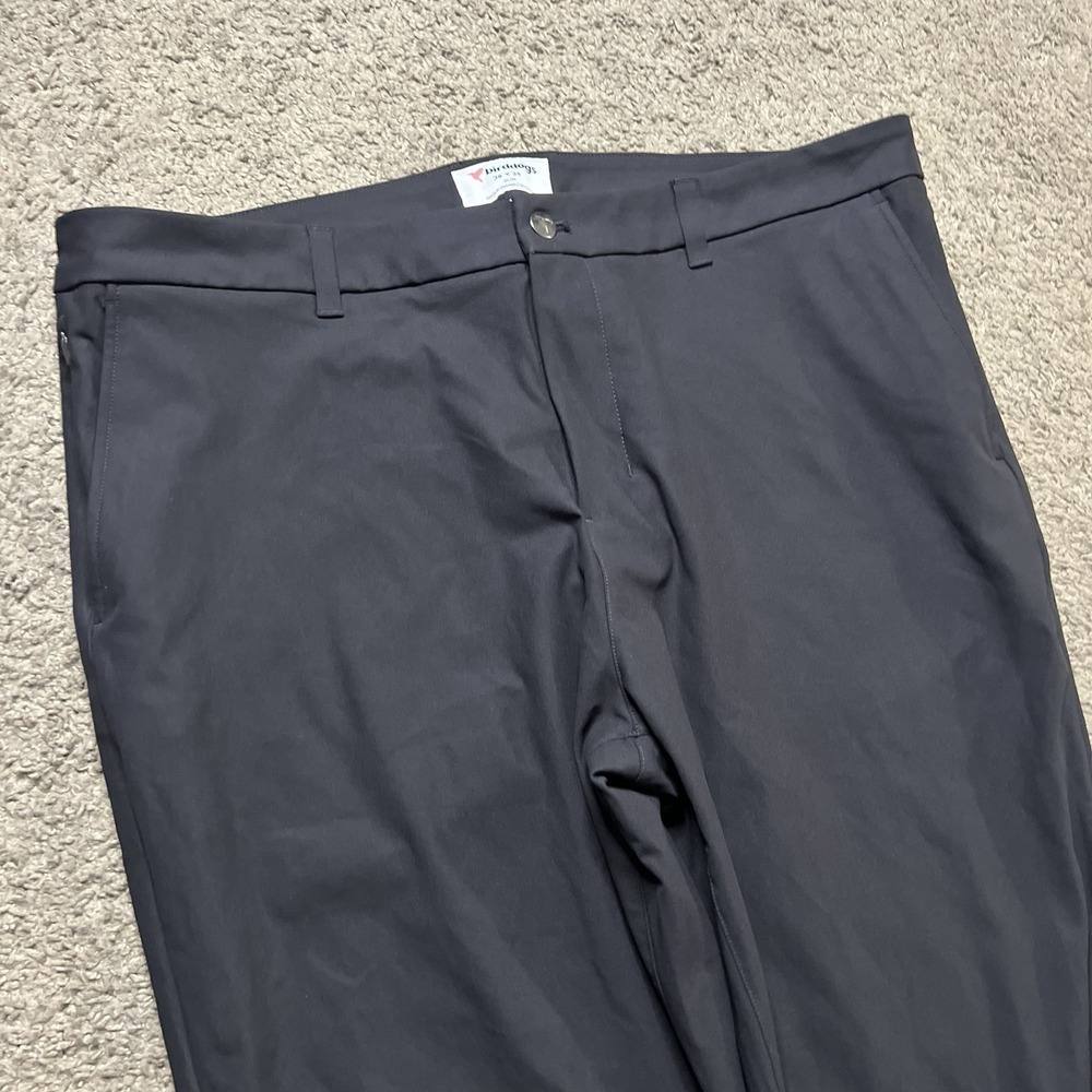 Birddogs Stretch‎ Chino Pants Men's 38x34 Black Slim Fit Unlined Golf Casual